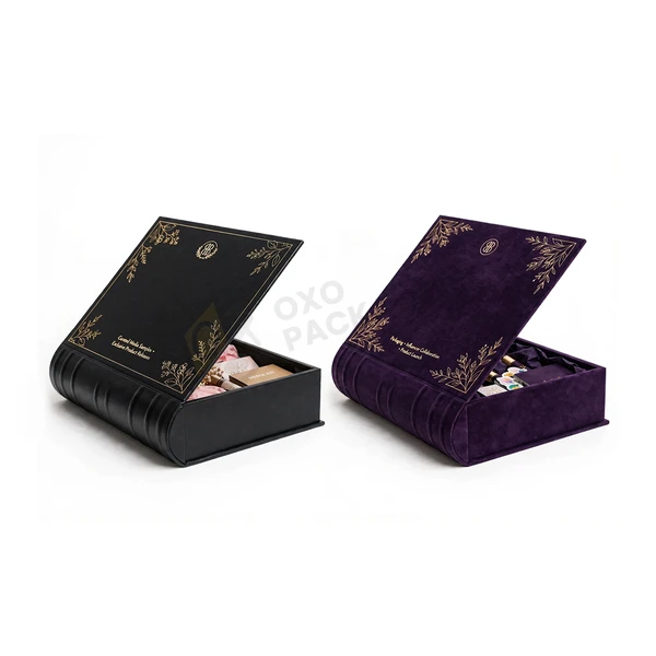 Book Style Rigid Boxes Wholesale